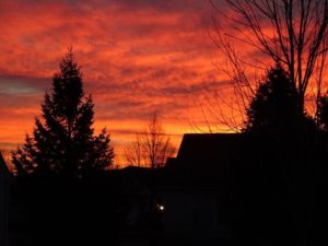 Miscellaneous thoughts and Sunrise photo